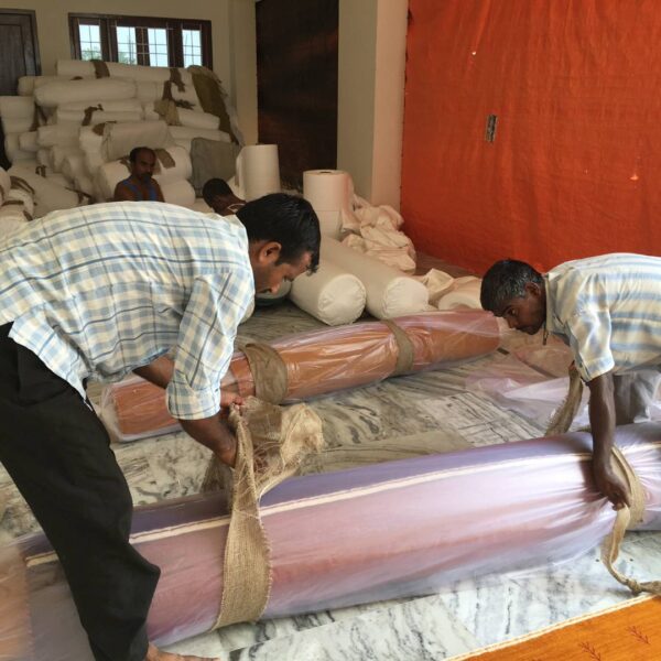 3.rugs covered with polytube (Large)